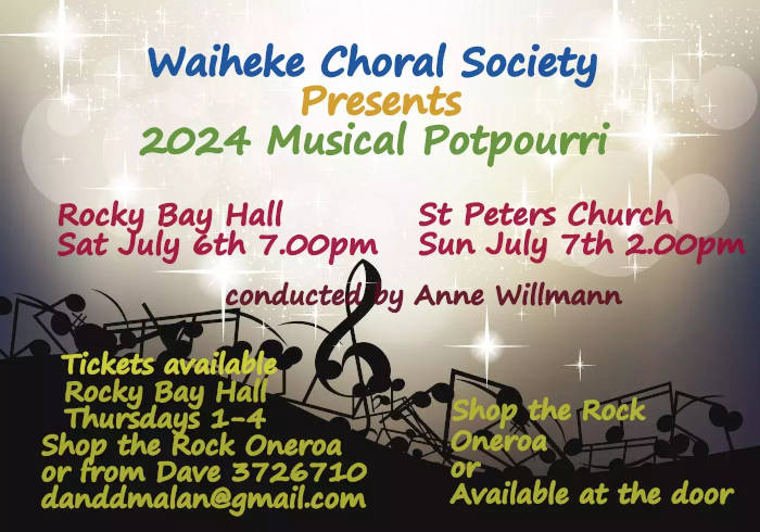 Potpourri 2024 concert 6-7 July 2024