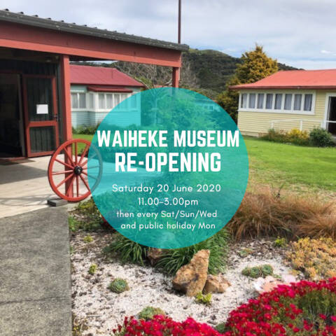 Museum re-opening 20 June