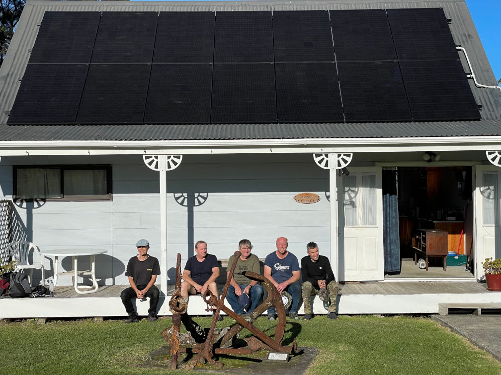 Solar panels on Day Cottage