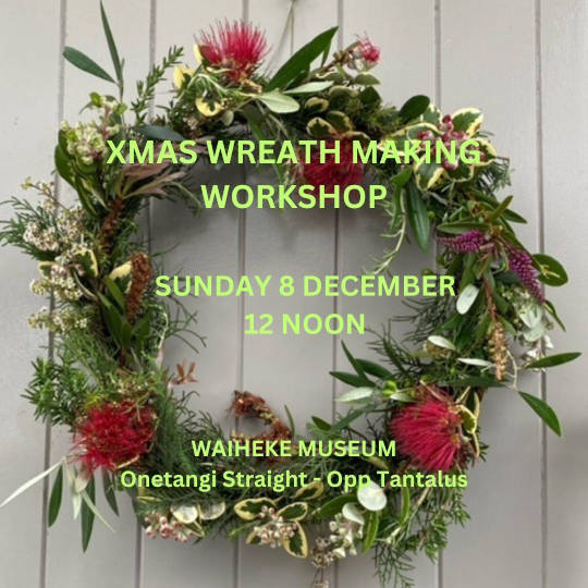 Christmas wreath making workshop 8 Dec 2024